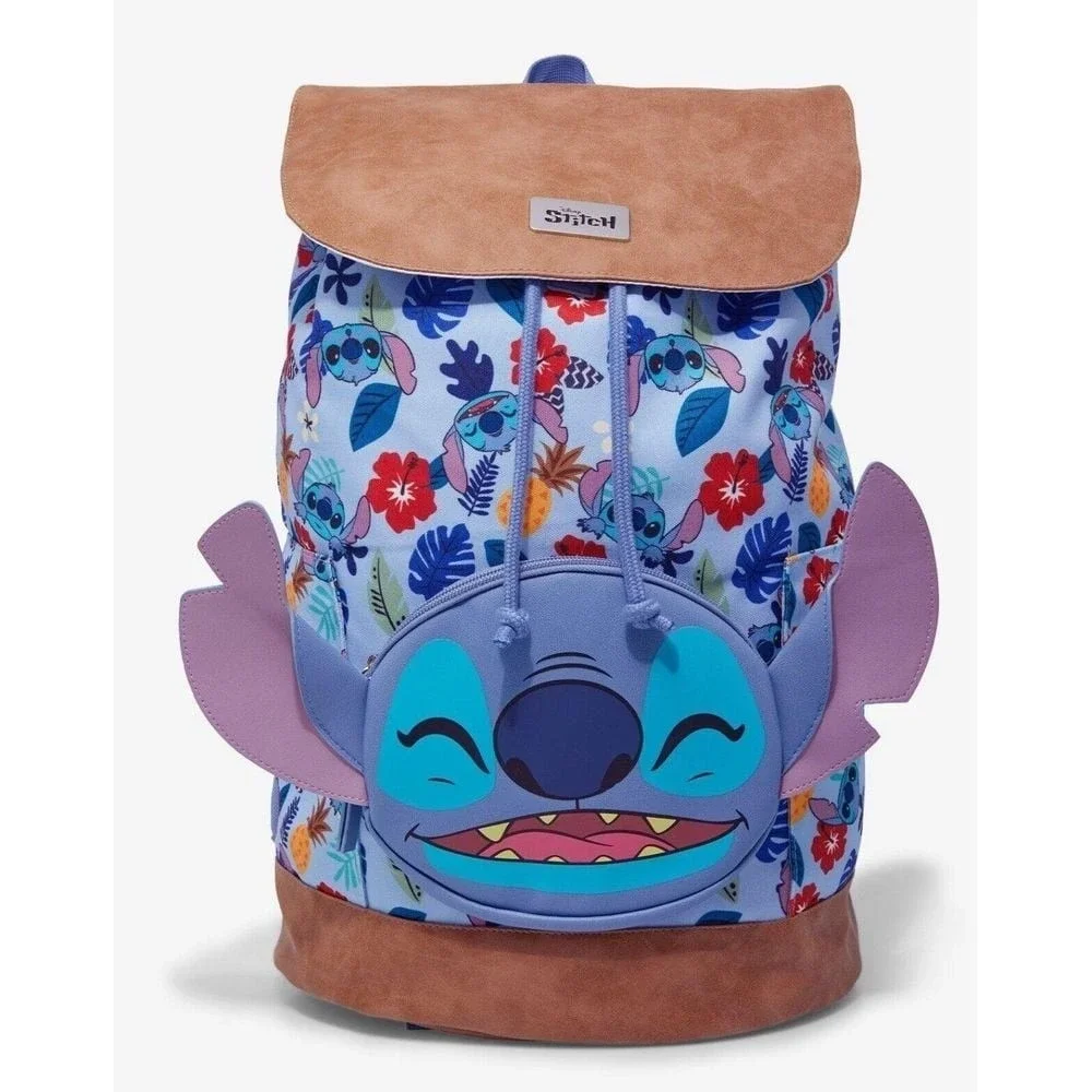 Disney Bioworld 2024 Stitch Tropical Face Backpack New‎